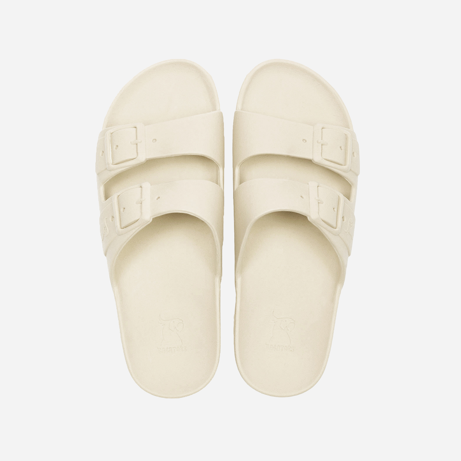 Cacatoès Belo Claquettes Adultes Femme Blanc Cassé