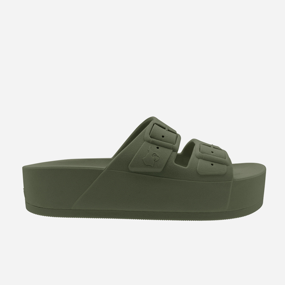 Cacatoès CAIPIRINHA CLASSIC DARK KAKI Slides Femmes