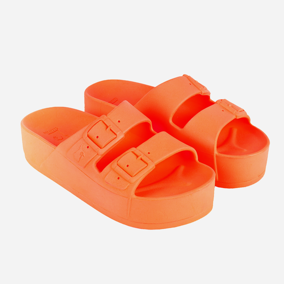 Cacatoès CAIPIRINHA LISO ORANGE FLUO Slides Femmes