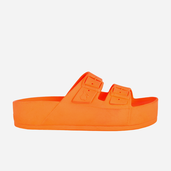 Cacatoès CAIPIRINHA LISO ORANGE FLUO Slides Femmes