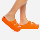 Cacatoès CAIPIRINHA LISO ORANGE FLUO Slides Femmes