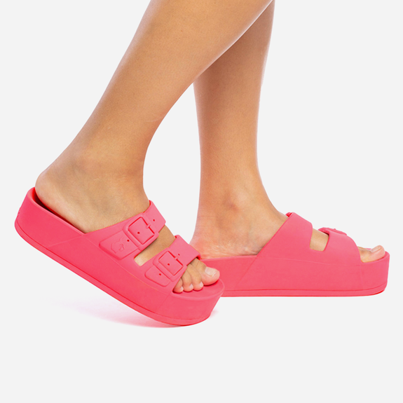 Cacatoès CAIPIRINHA LISO PINK FLUO Slides Femmes