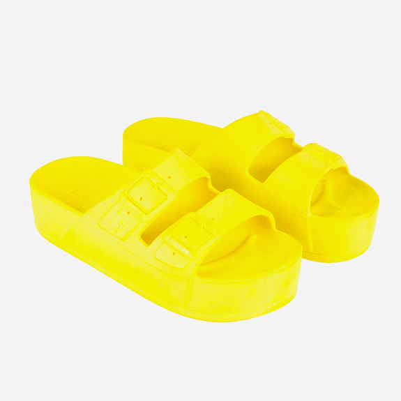 Cacatoès CAIPIRINHA LISO YELLOW FLUO Slides Femmes