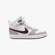 Nike Court Borough Mid 2 Bg Junior Unisexe Baskets Montantes Blanc