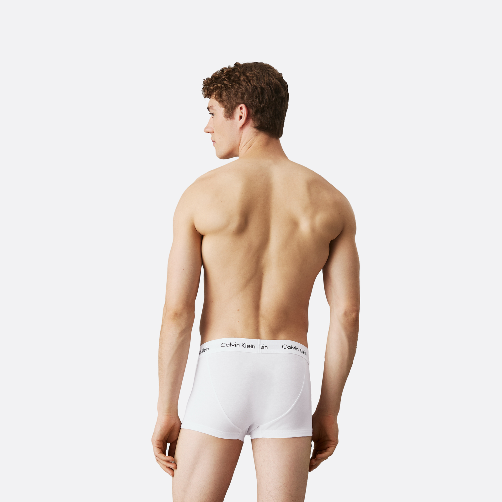 Calvin Klein Low Rise Trunk 3Pk Adultes Homme Boxers Blanc