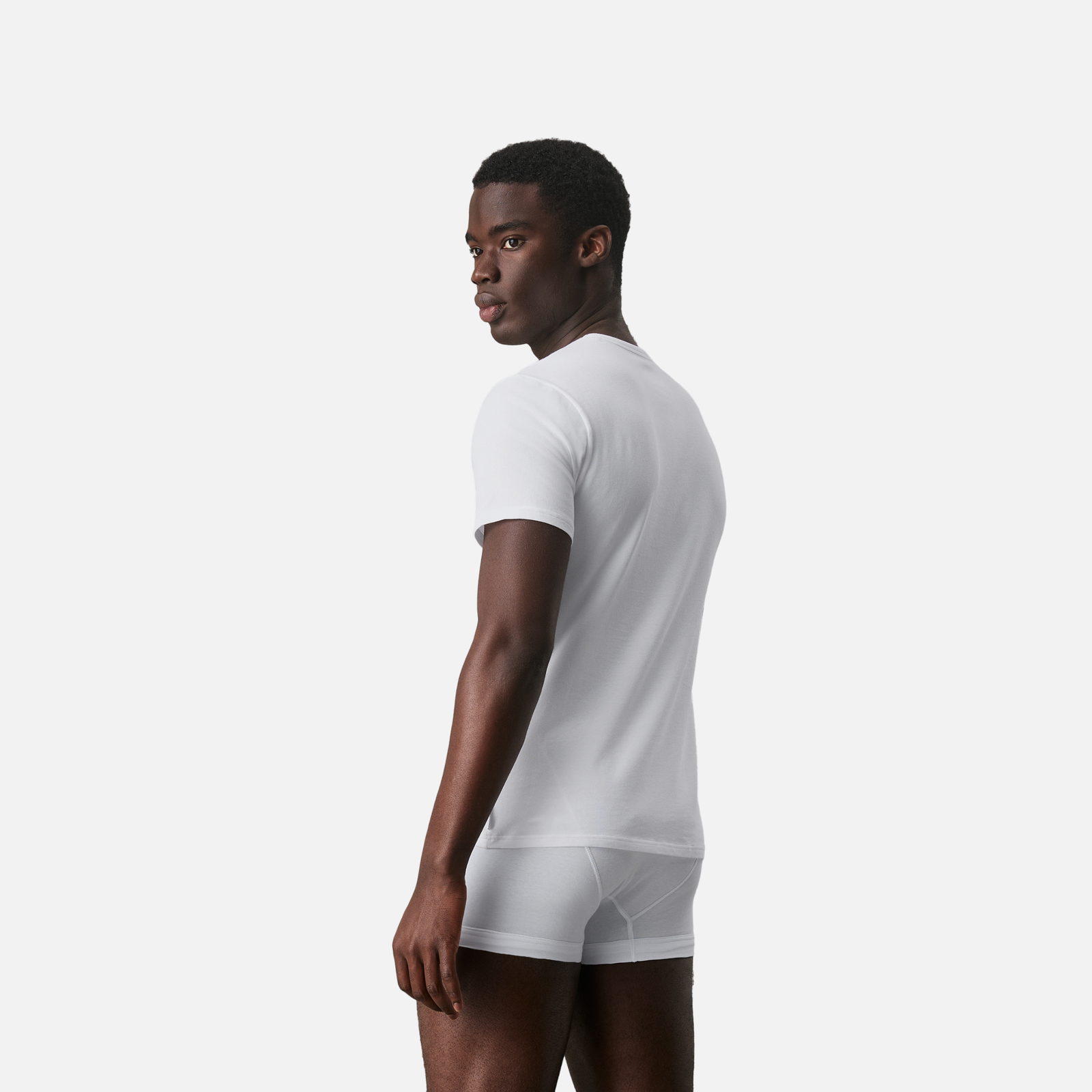 Calvin Klein 2P S/S Crew Neck Adultes Homme T-Shirts Blanc