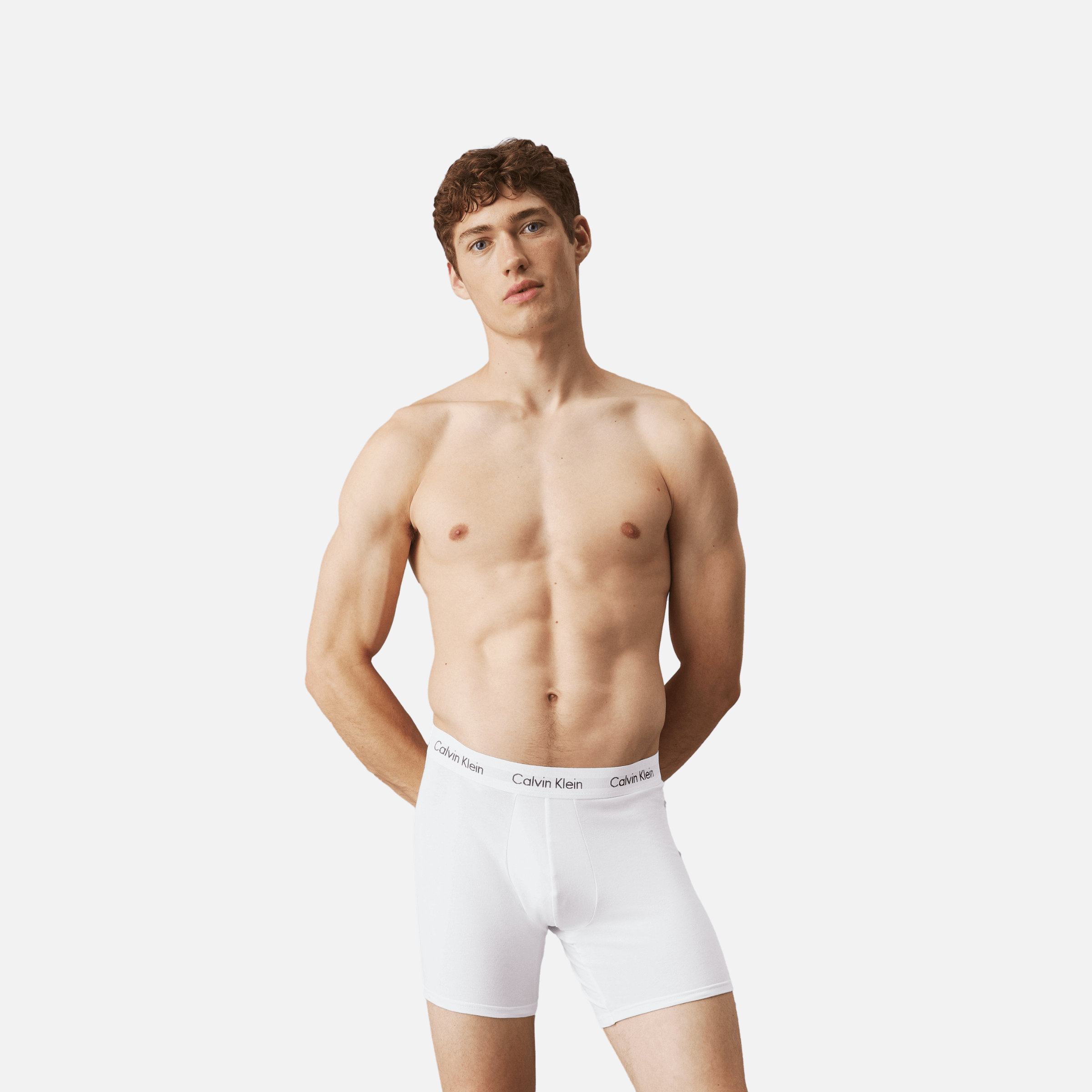 Calvin Klein Boxer Brief 3Pk Adultes Homme Boxers Blanc