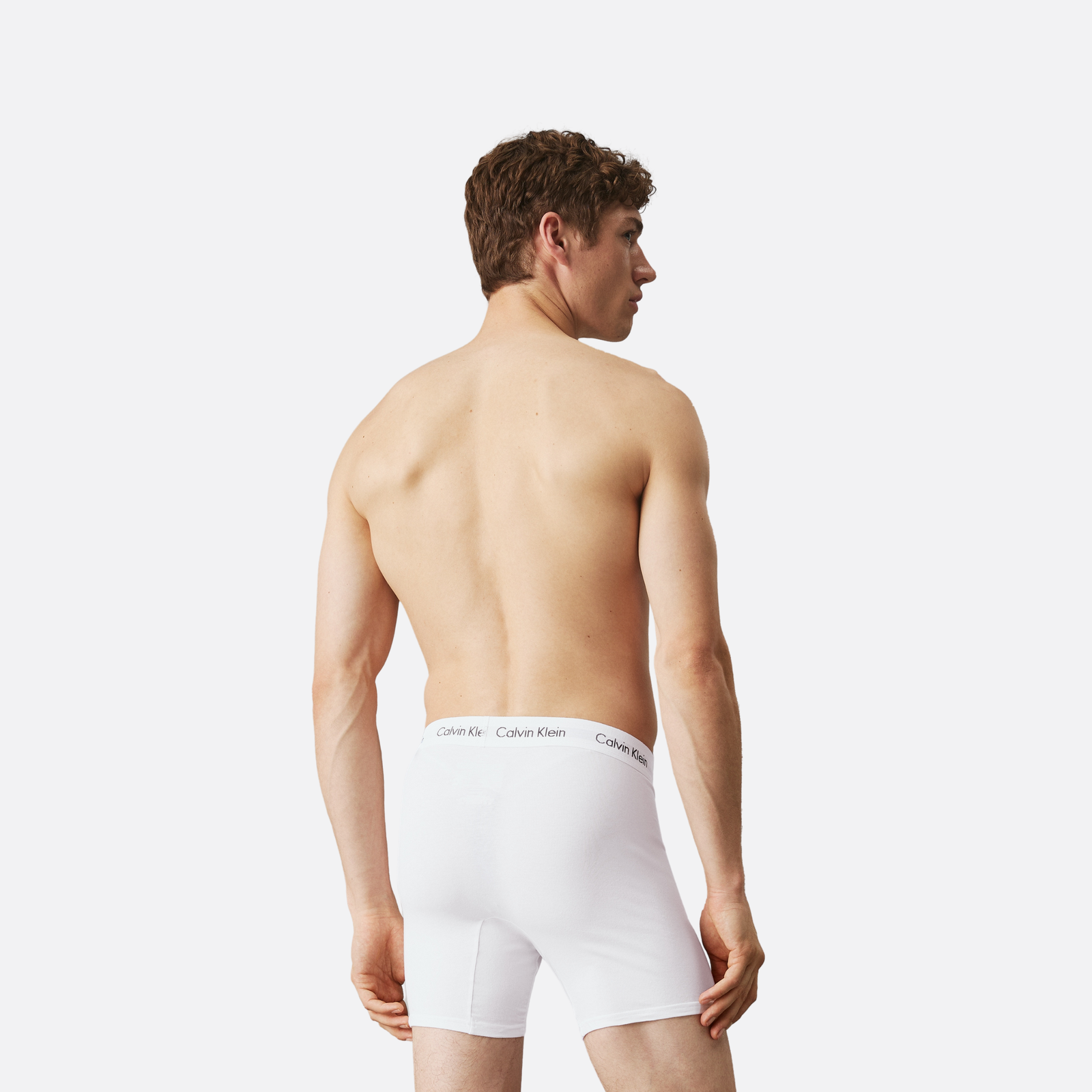 Calvin Klein Boxer Brief 3Pk Adultes Homme Boxers Blanc