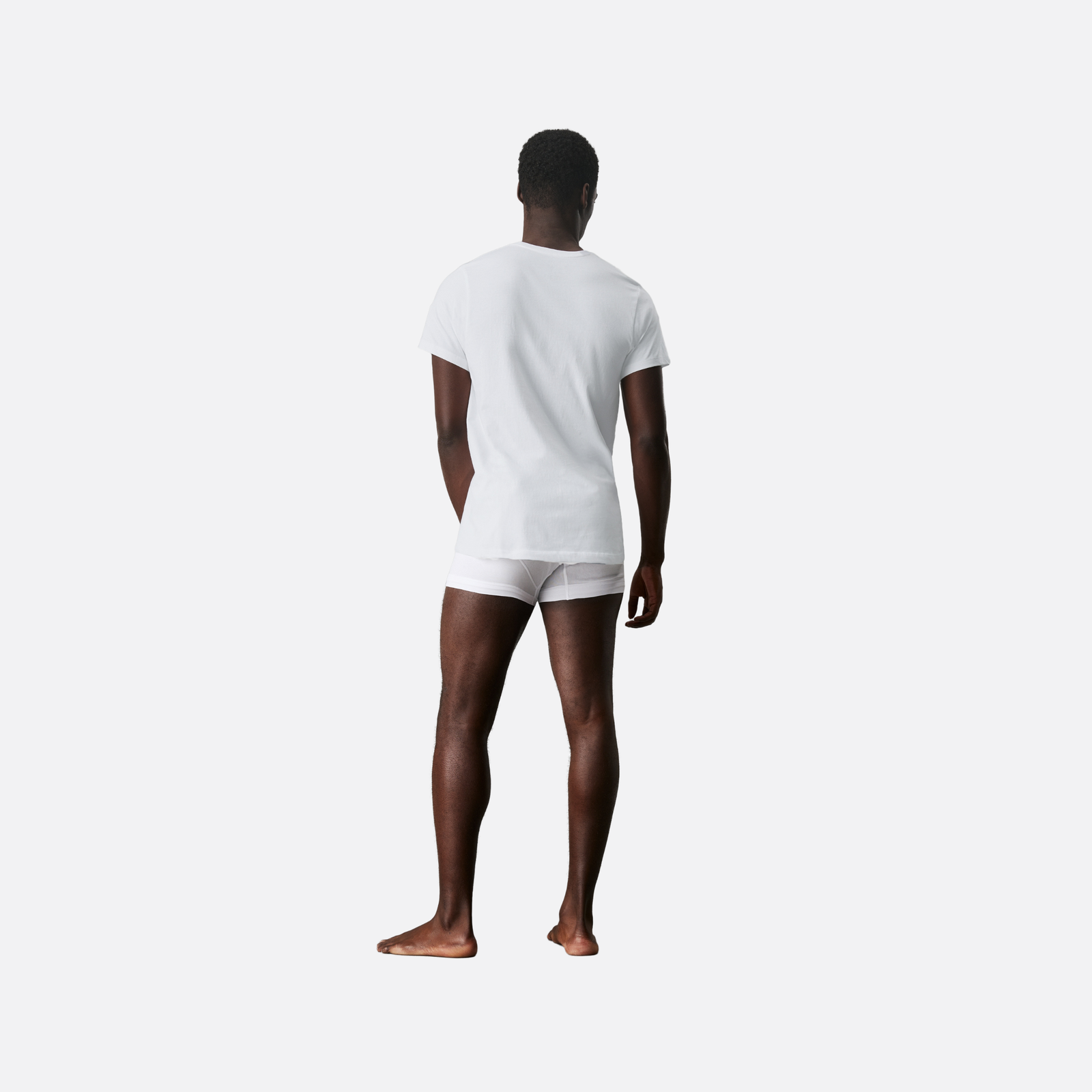 Calvin Klein S/S Crew Neck 3Pk Adultes Homme T-Shirts Blanc