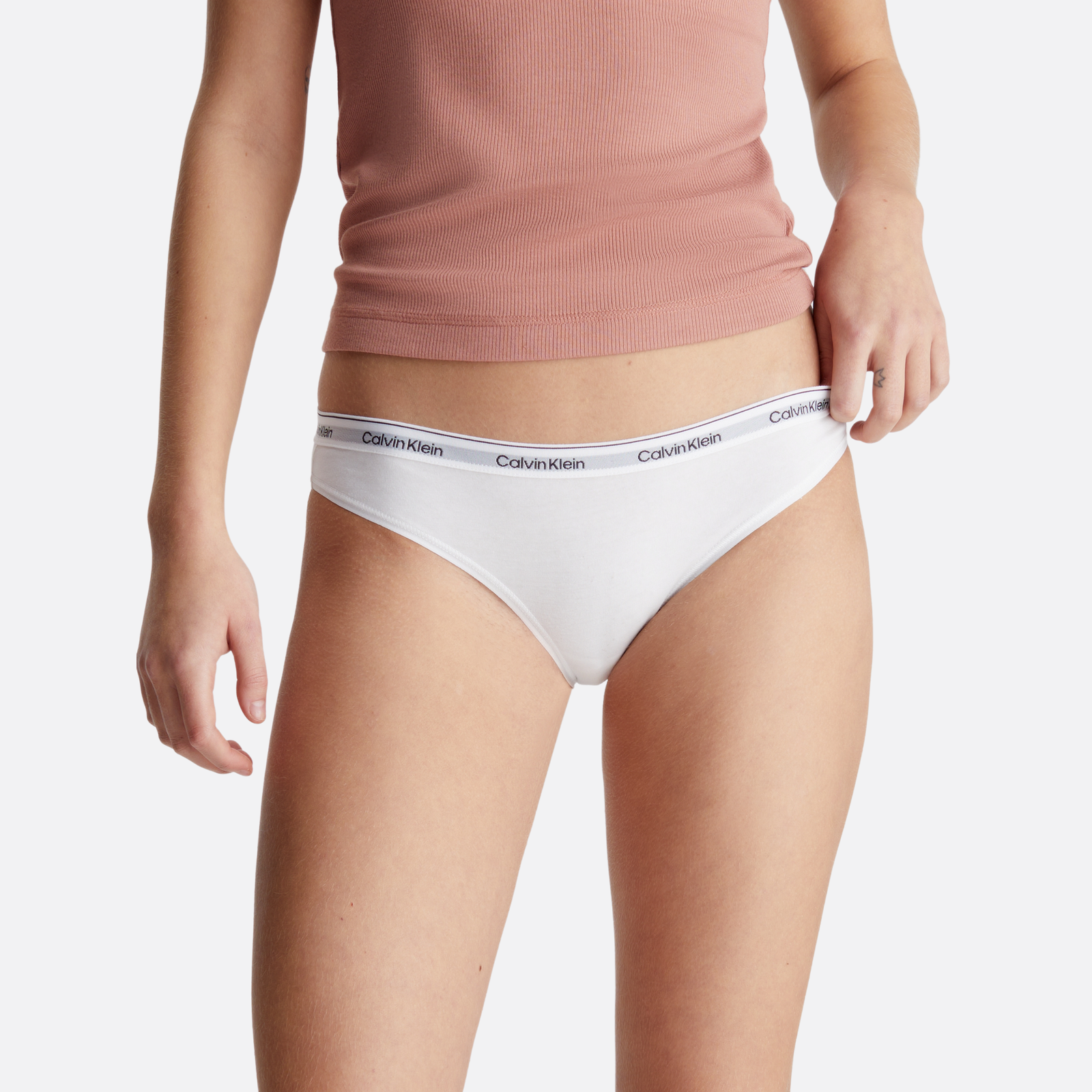 Calvin Klein Bikini 3Pk Adultes Femme Sous-vêtements Blanc