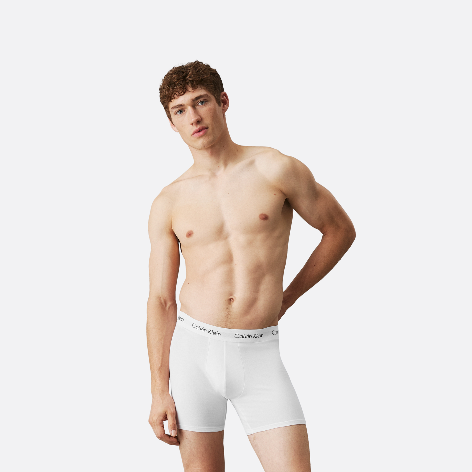 Calvin Klein Boxer Brief 3Pk Adultes Homme Boxers Polychrome