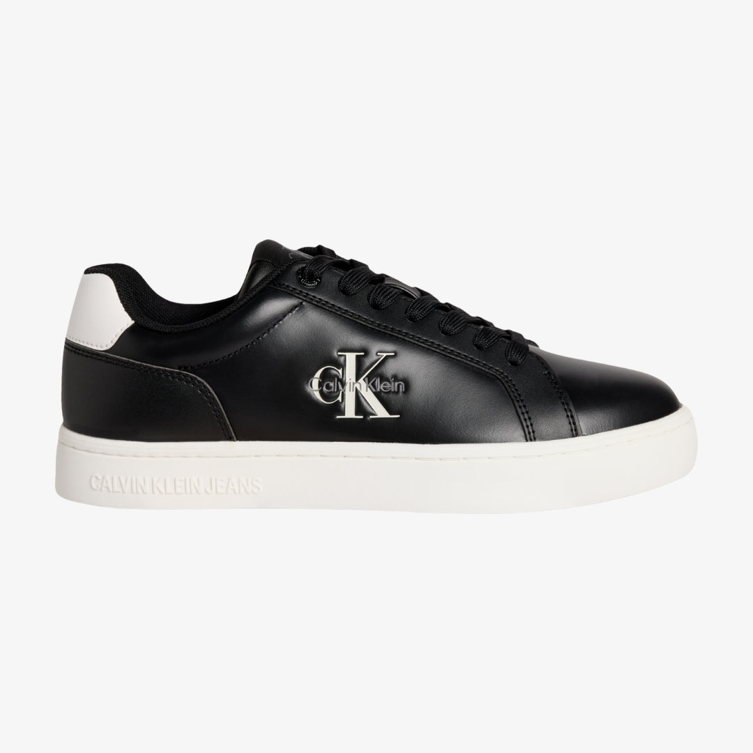 Classic Cupsole Mono Leather Baskets by CALVIN KLEIN