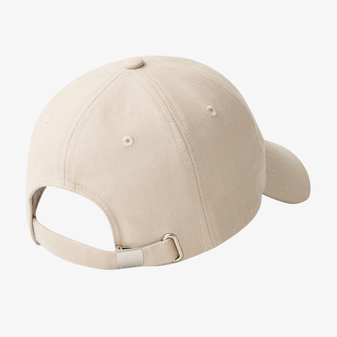 Emb Logo Linen Baseball Casquettes