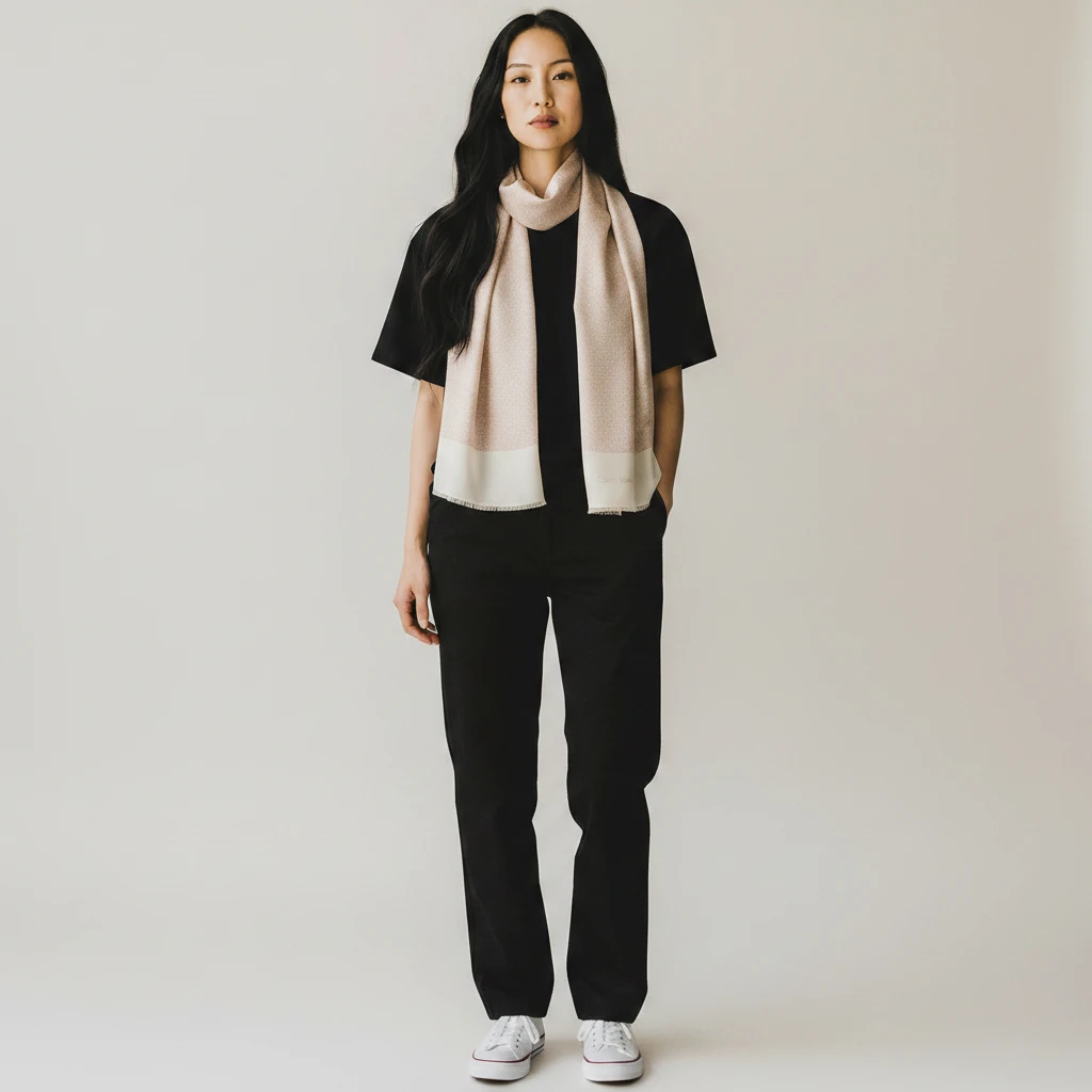 Calvin Klein All-Over-Printed Minimal Logo Scarf 70 ×
