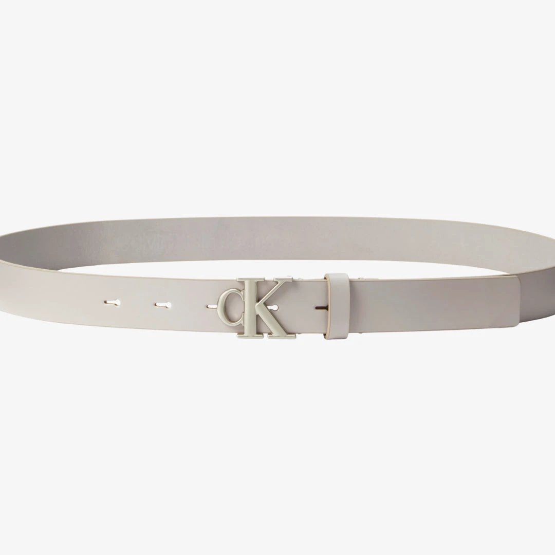 Monogram Plaque Buckle 25MM Ceintures by CALVIN KLEIN