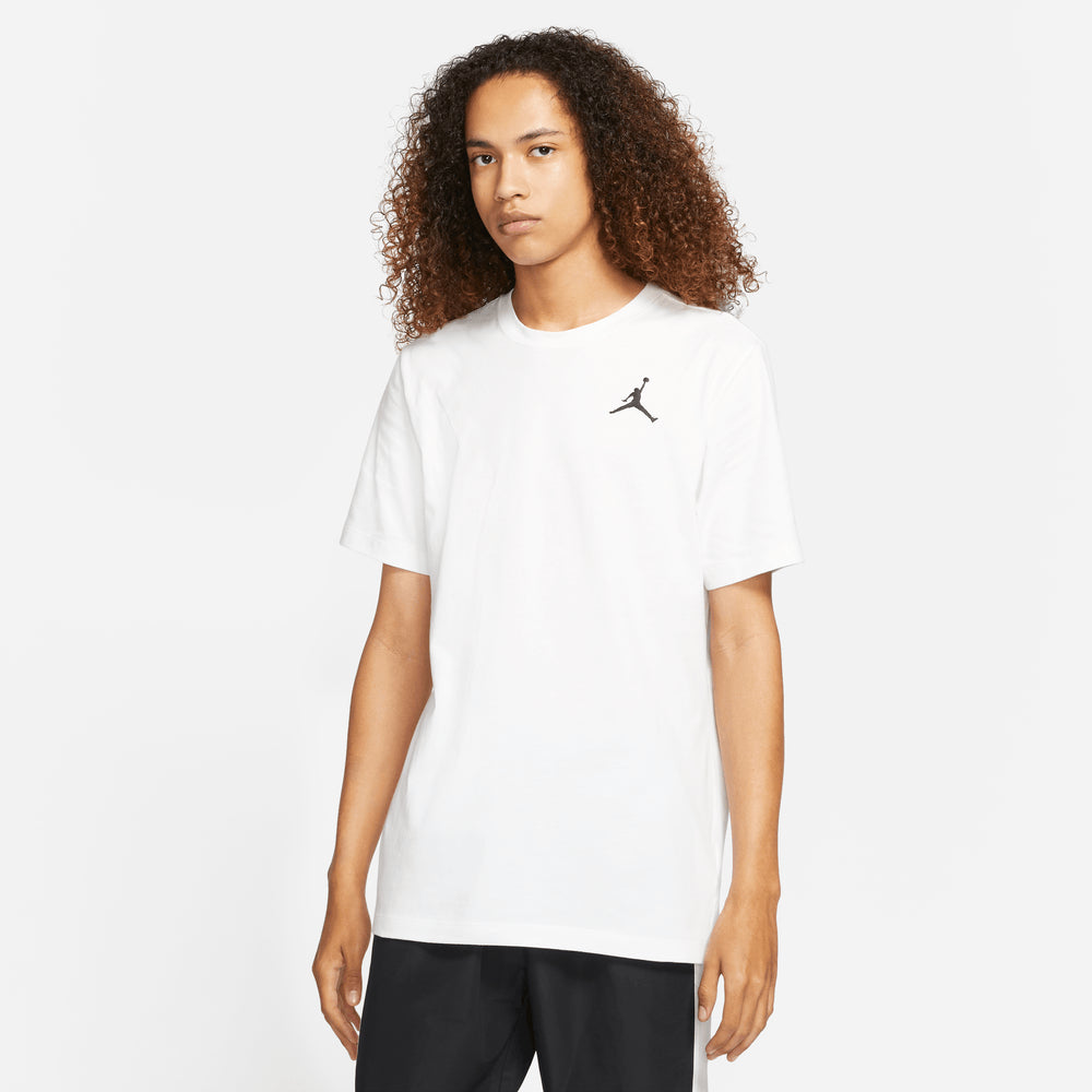 Nike Jordan J Jumpman Emb Ss Crew Adultes Homme T-Shirts Blanc