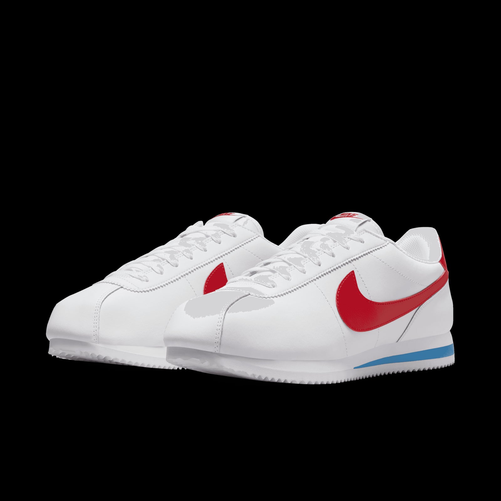 Nike Cortez Ltr Adultes Homme Chaussures De Running Blanc