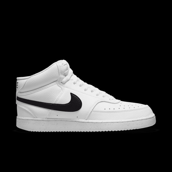 Nike Court Vision Mid Nn Adultes Homme Baskets Montantes Blanc