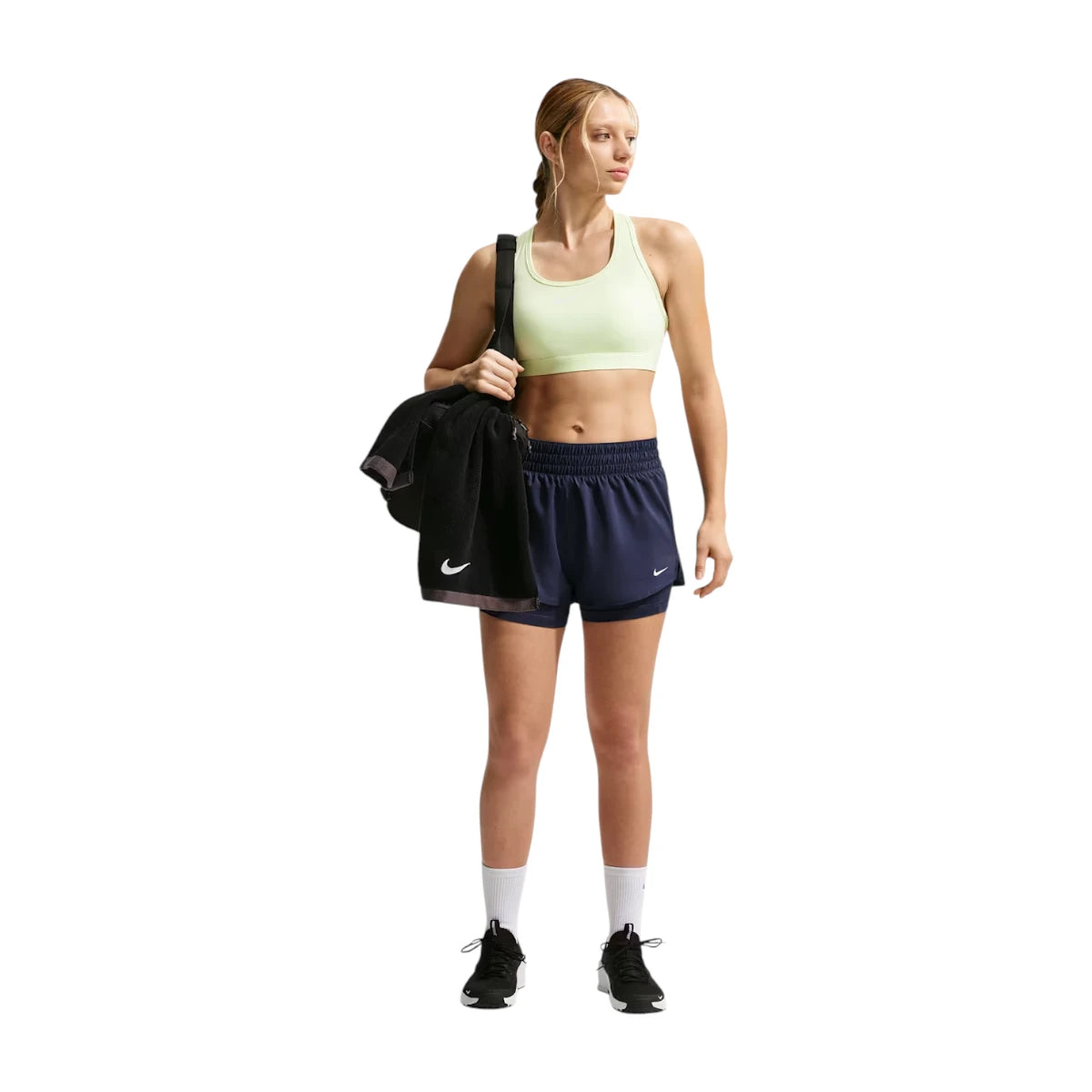 Nike One Dri-Fit Mid-Rise 3-Inch 2-In-1 Shorts