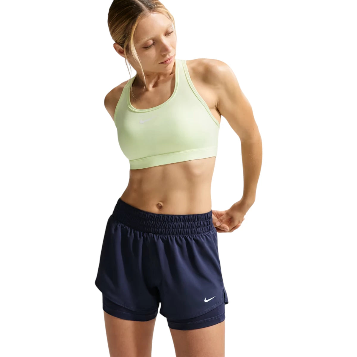 Nike One Dri-Fit Mid-Rise 3-Inch 2-In-1 Shorts