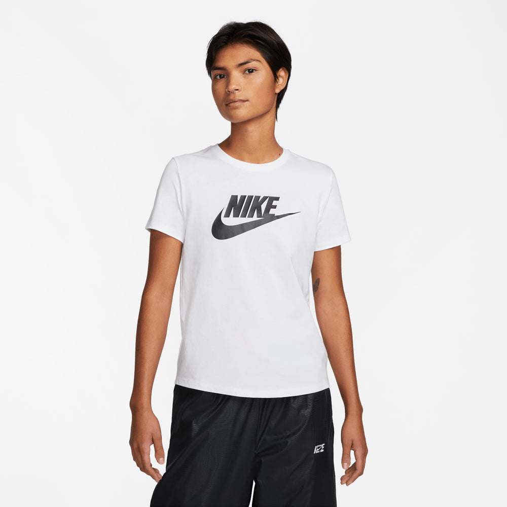 Nike Nsclub Ss Tee Icn Ftra Adultes Femme T-Shirts Blanc