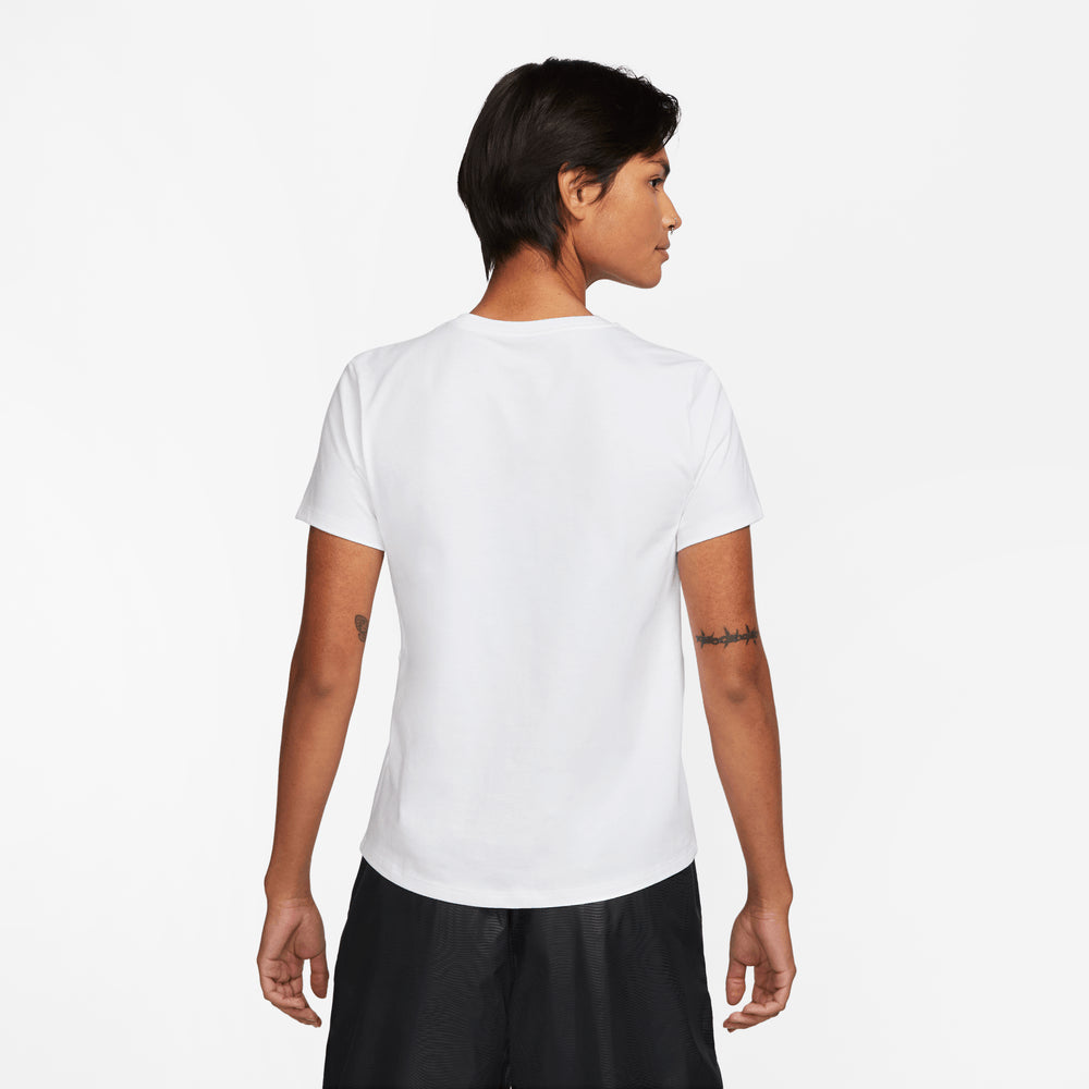 Nike Nsclub Ss Tee Icn Ftra Adultes Femme T-Shirts Blanc