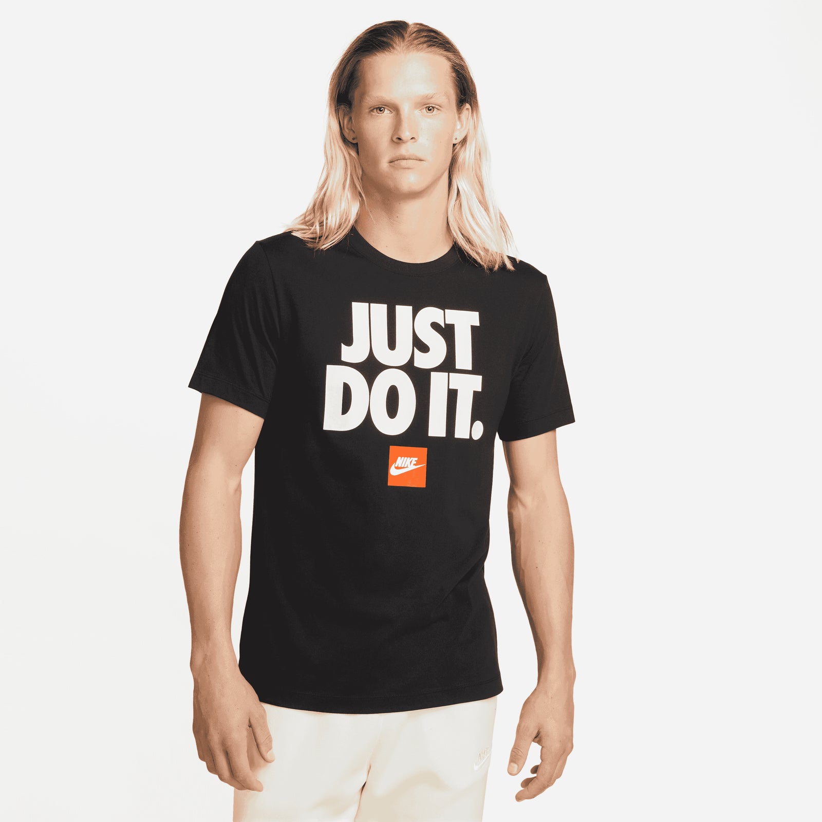 Nike Nstee Fran Jdi Verbiage Adultes Homme T-Shirts Noir