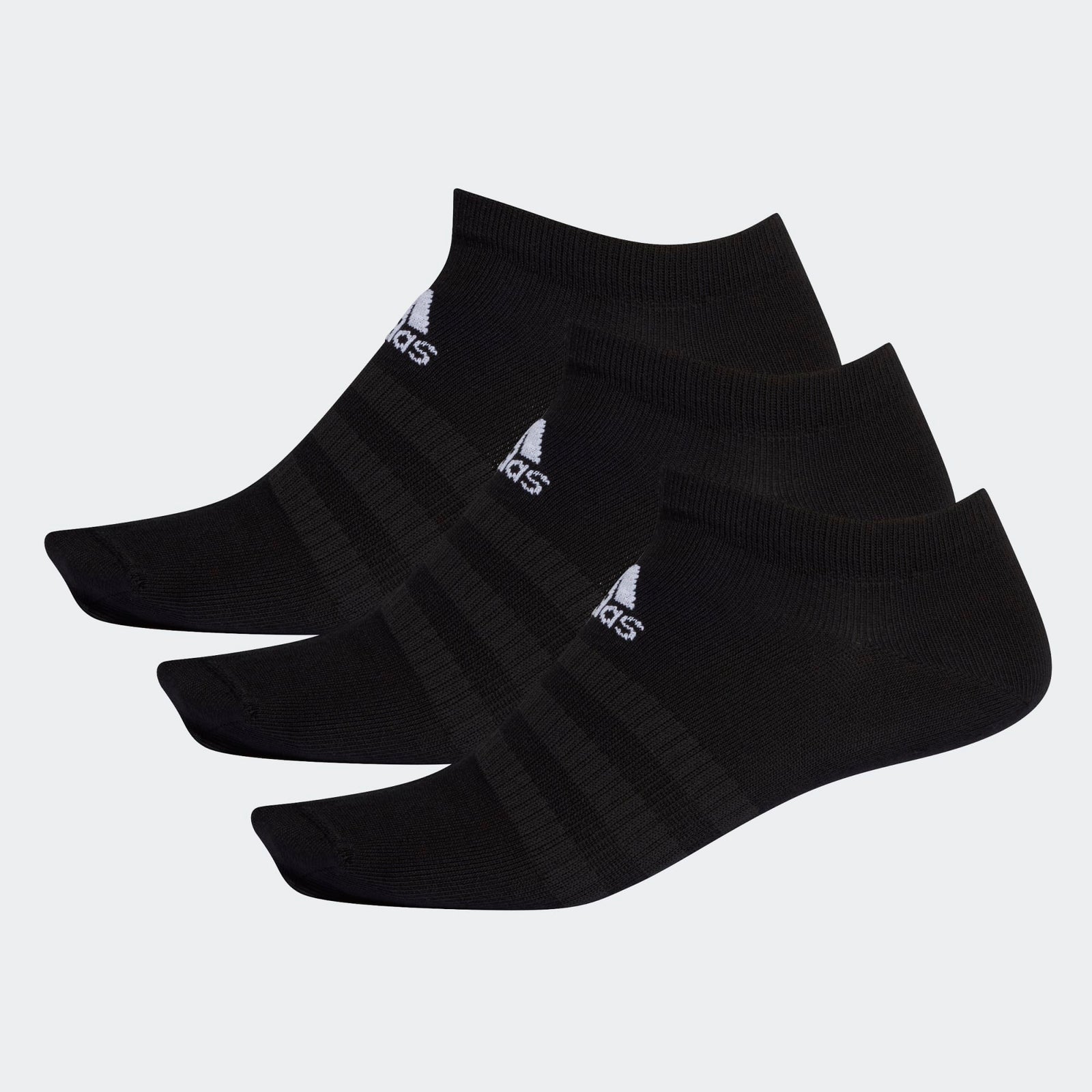 Adidas Light Low 3Pp Tous Âges Unisexe Chaussettes Invisibles Noir