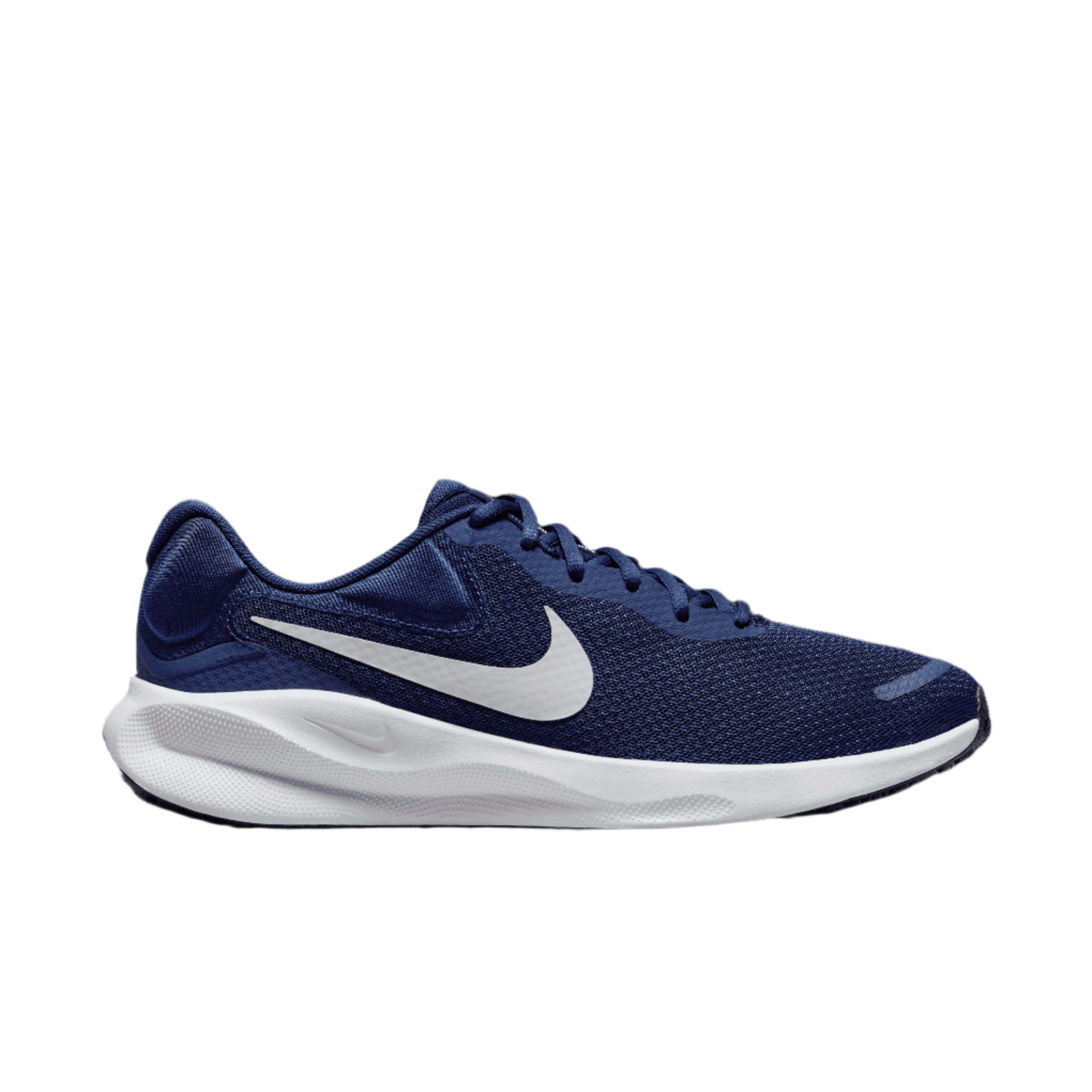 حذاء جري Nike Revolution 7 للرجال البالغين باللون الأزرق الداكن