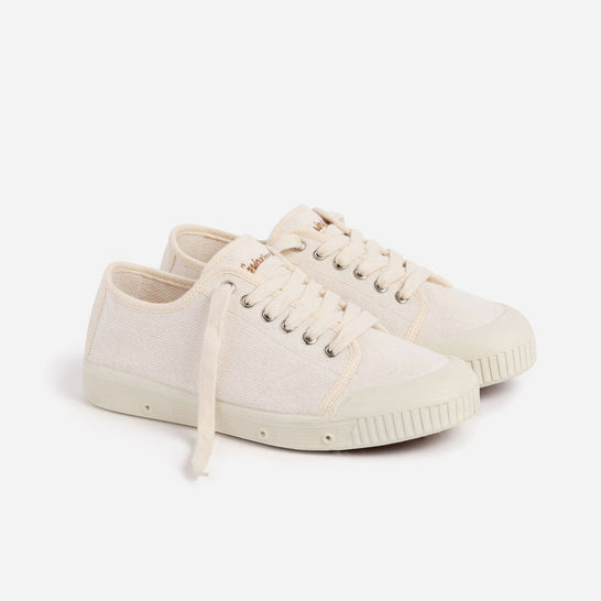 SPRING COURT G2 CANVAS BLANC CASSÉ HOMMES