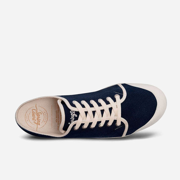 Spring Court G2 Canvas Baskets Adultes Homme Bleu Marine