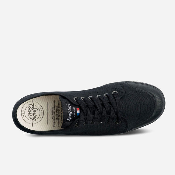 SPRING COURT CLASSIC CANVAS NOIR UNISEXE