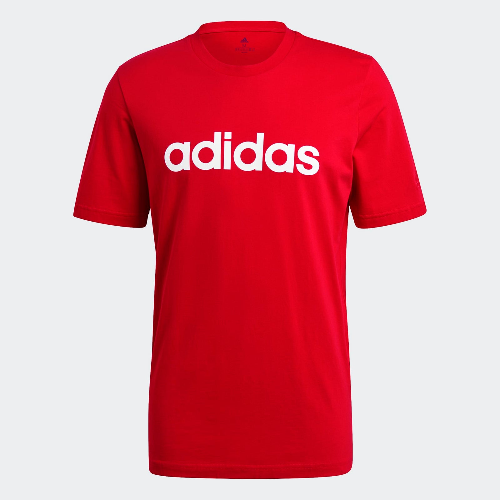 Adidas M Lin Sj T Adultes Homme T-Shirts Rouge