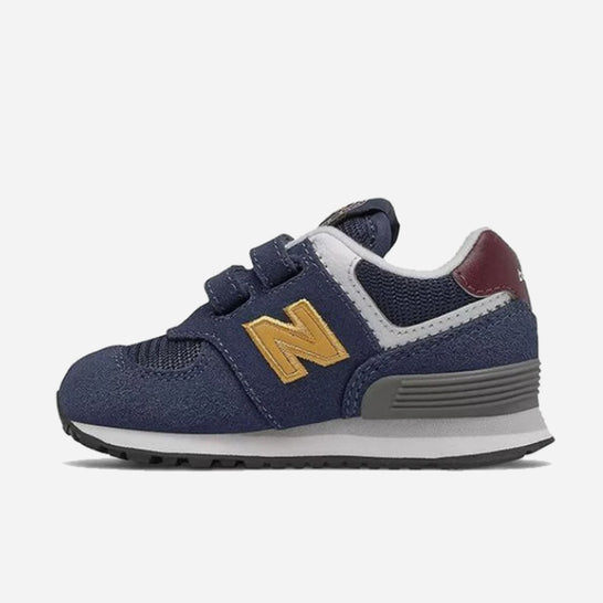 New Balance 574 Baskets Enfants Bleu Marine