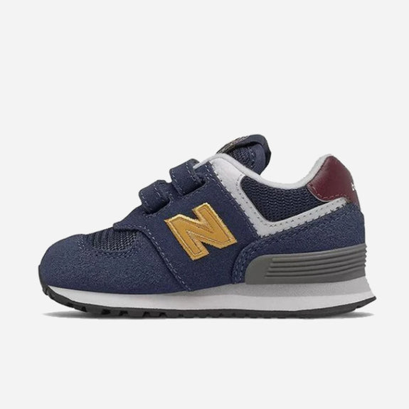 New Balance 574 Baskets Enfants Homme Bleu Marine