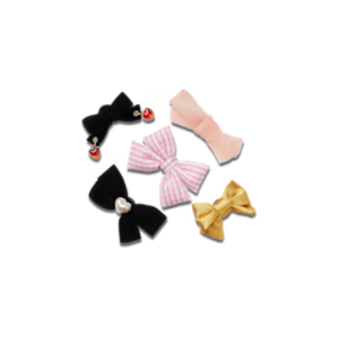 Velvet Bow 5 Pack Jibbitz™ Charms Autres Accessoires