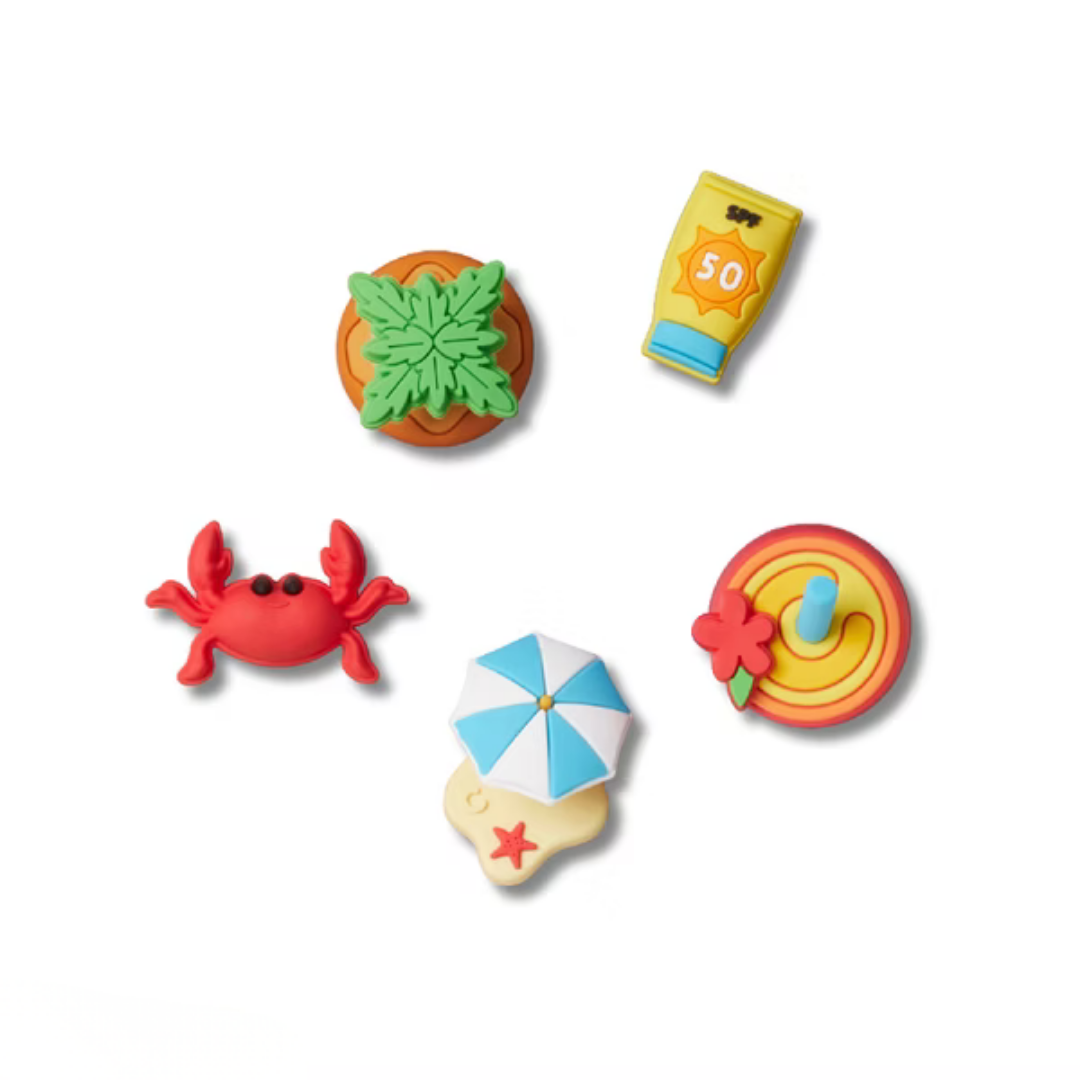 Summer Vibes 5 Pack Jibbitz™ Charms Autres Accessoires