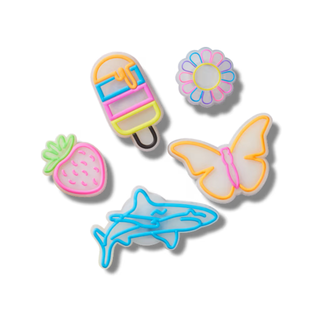 Lights Up Summer 5 Pack Jibbitz™ Charms Autres Accessoires