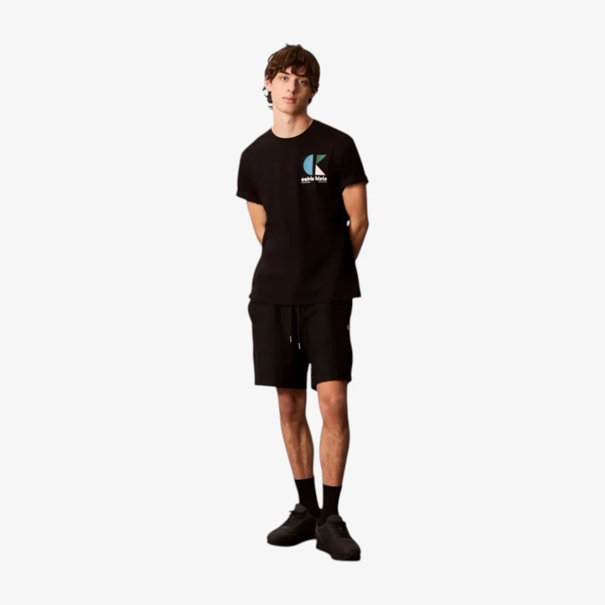 Calvin Klein 20s Bauhaus Logo Graphic T-shirts