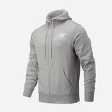 NEW BALANCE  ESSENTIALS STACKED FULL ZIP HOODIE HOMMES VESTE