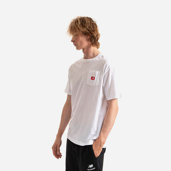 NEW BALANCE  ESSENTIALS POCKET TEE HOMMES T-SHIRT