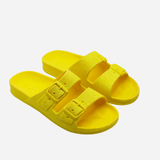 Cacatoès NEON YELLOW FLUO Slides Femmes