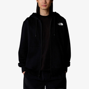 sweat à capuche The North Face, femme, couleur noire, avec fermeture zippée et logo discret