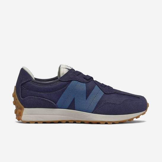 New Balance 327 Baskets Enfants Homme Bleu Marine