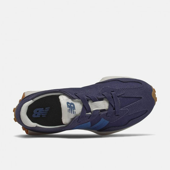 New Balance 327 Baskets Enfants Homme Bleu Marine