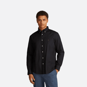 Tommy Hilfiger Core Flex Poplin Solid Rf Shirt Adultes Homme Chemises Noir
