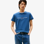 Logo Embroidery Slim Fit T-Shirts by TOMMY HILFIGER