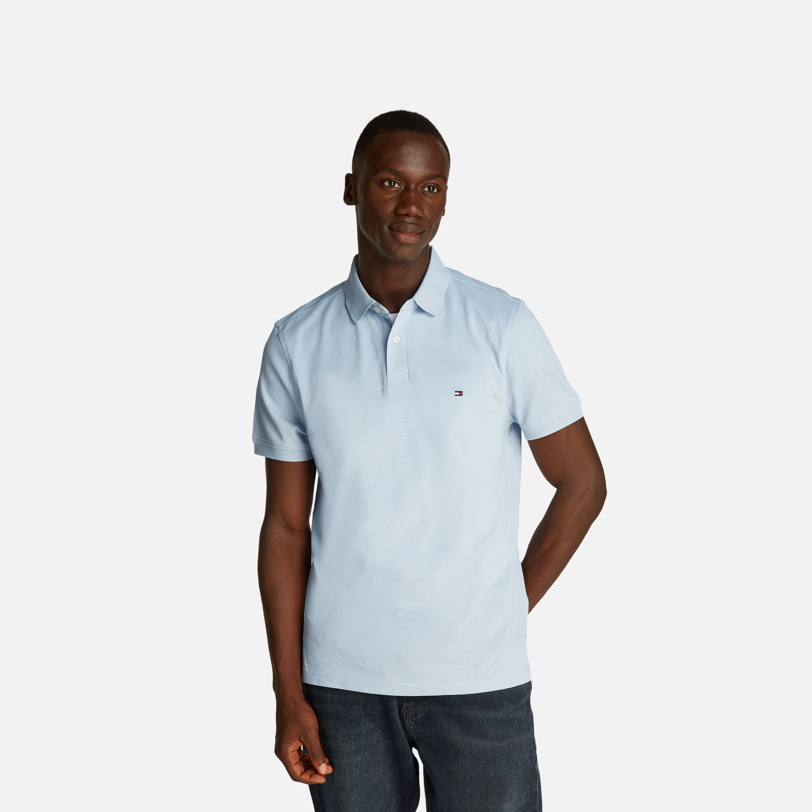 Tommy Hilfiger 1985 Regular Polo Adultes Homme Polo Bleu