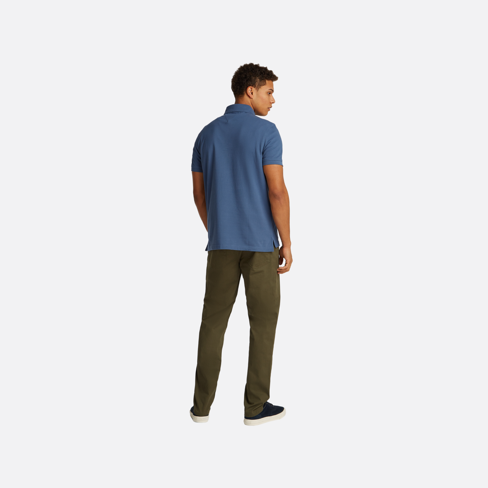 Tommy Hilfiger 1985 Regular Polo Adultes Homme Polo Bleu Marine