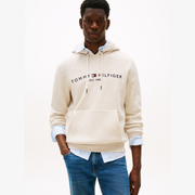 Tommy Hilfiger Logo Embroidery Flex Fleece Hoodie Sweatshirts